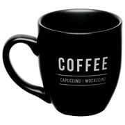 Caneca de Cerâmica Manhattan Coffee Preta 300 mL