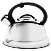 Chaleira de Aço Inox Roma com Apito Indução Preta 2,7L