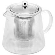 Chaleira de Vidro Lines com Difusor Aço Inox 750 ml