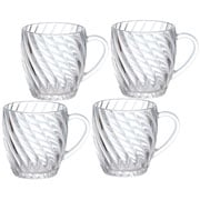 Jogo de Canecas de Vidro Elyseé 285 ml 04 Peças