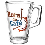 Jogo de Canecas de Vidro Printed Hora 230 ml 03 Peças