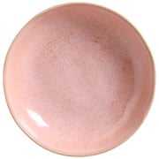 Prato de Cerâmica Fundo Bio Litchi Rosa 22,5cm
