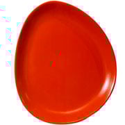 Prato de Cerâmica Raso Noli Laranja 29 cm