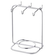 Suporte de Xícaras e Pires Cromado 14x17,5x22,5 cm