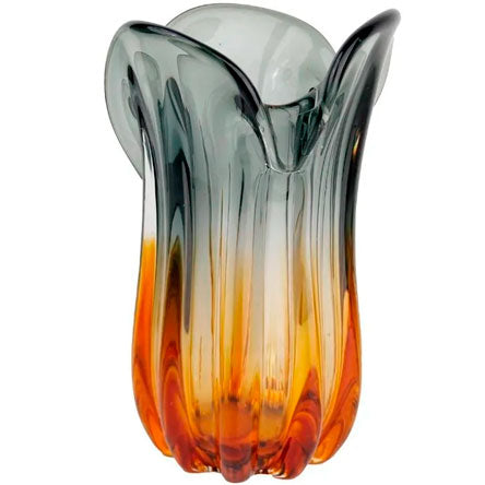 Vaso Decorativo Murano Âmbar 17x27 cm