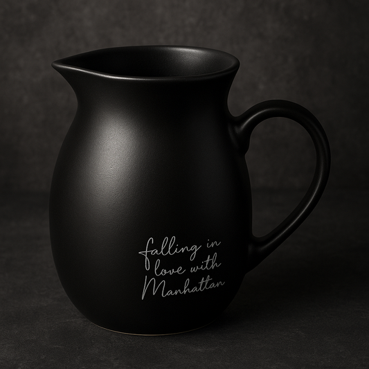 Jarra de Cerâmica Manhattan Preta 1L