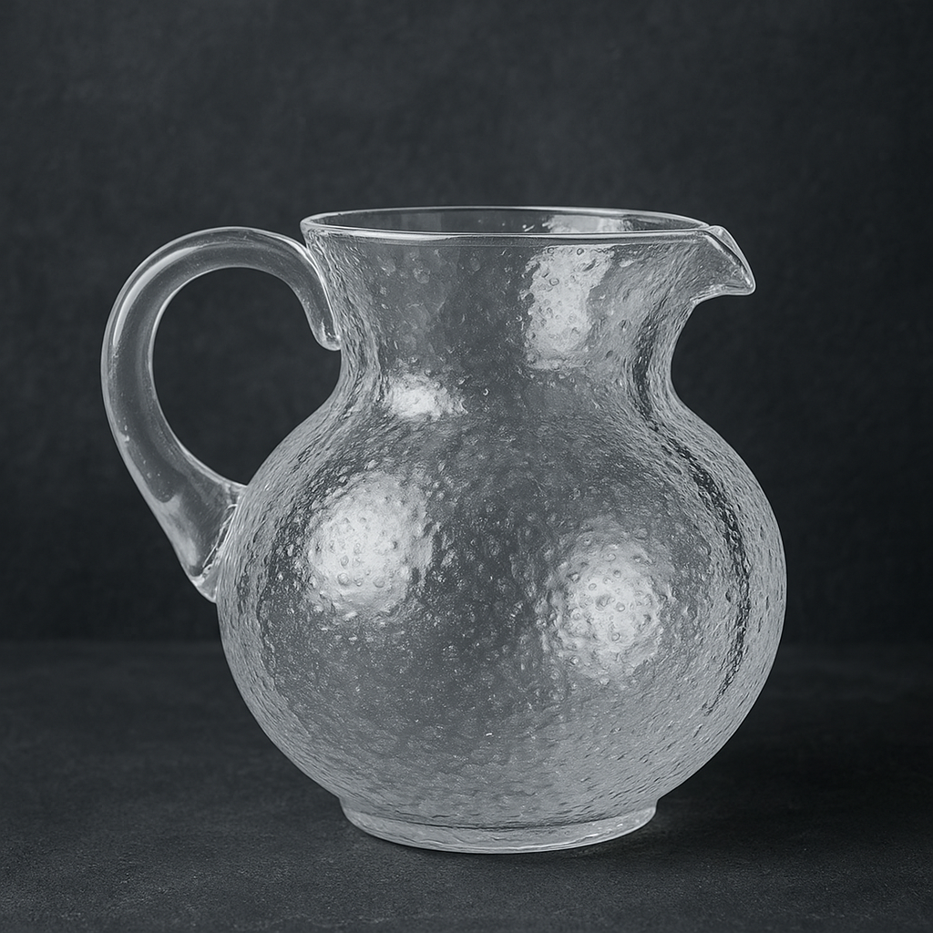 Jarra de Acrílico Bolhas Transparente 2,3L