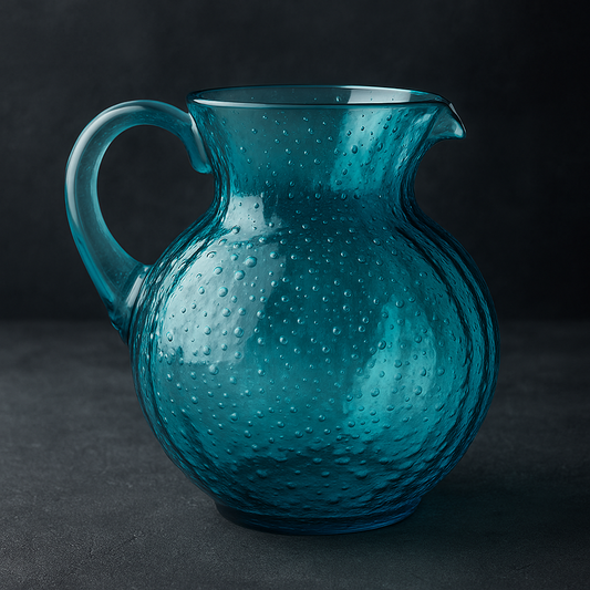 Jarra de Acrílico Bolhas Azul 2,3 Litros