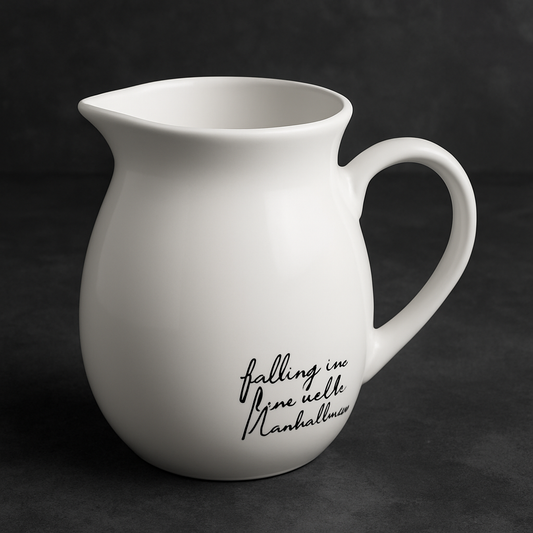 Jarra de Cerâmica Manhattan Branca 1L
