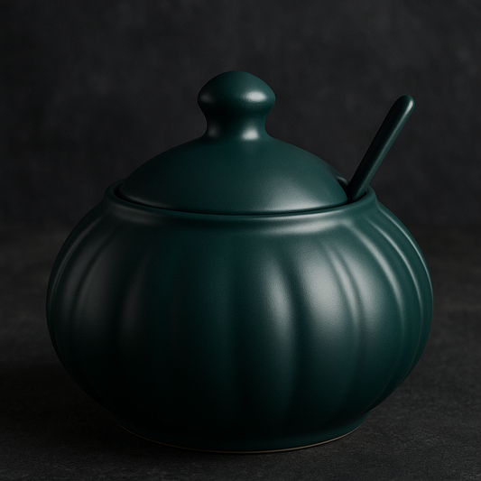 Açucareiro de Cerâmica Bella Verde 250 ml