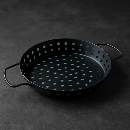 Assadeira Redonda Churrasqueira Grill 30x24cm