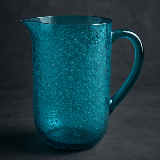 Jarra de Acrílico Bolhas Azul 3.3L