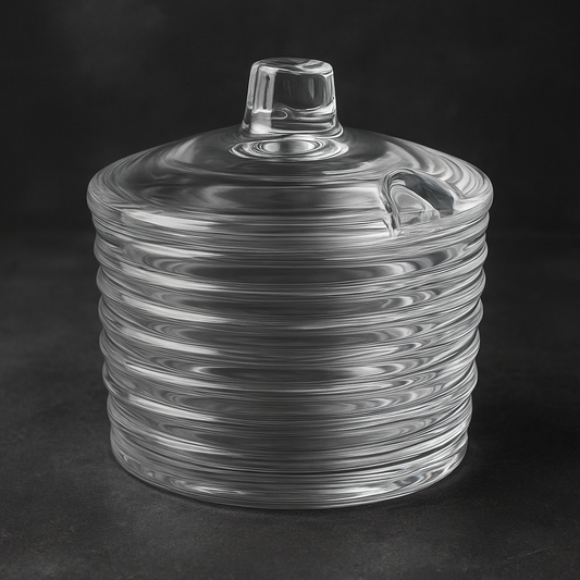 Açucareiro de Cristal Colméia 10x10 cm