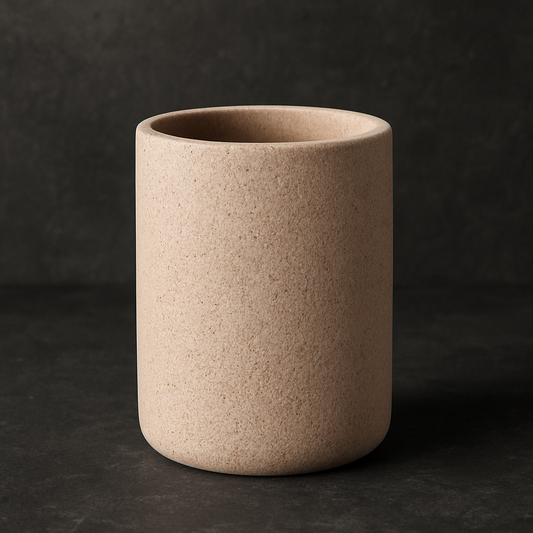 Copo de Poliresina Multiuso Duna Suave Bege 10x07 cm