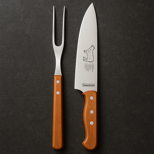 Conjunto de Utensílios para Churrasco Tramontina 02 Peças