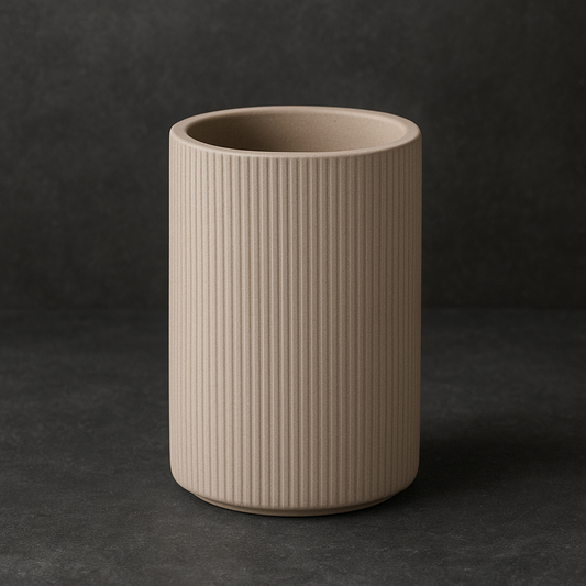 Copo Multiuso em Poliresina Bege 11x07 cm