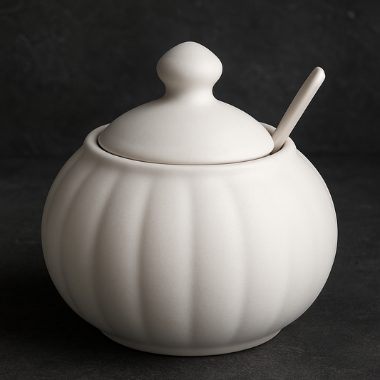 Açucareiro Cerâmica Bella Branca 250ml