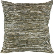 Almofada de Veludo Off White e Boucle Mesclado Musgo 52cm