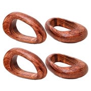 Argola de Guardanapo Modern Wood 04 peças
