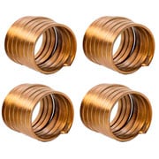 Argolas para Guardanapo de Ferro Argos Ouro Velho 04 peças