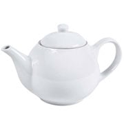 Chaleira de porcelana Royal branca 900ml