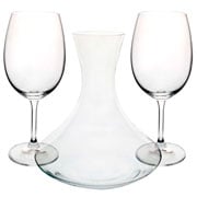 Jogo de Decanter Cristal com 2 Taças
