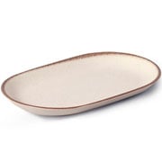 Travessa de Cerâmica Vanilla Bege 34 cm