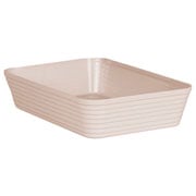 Travessa Retangular com Friso Le Chef Creme 27x19 cm