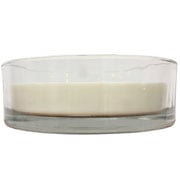 Vela Decorativa de Cera Vegetal com Suporte Cilindro Baixo