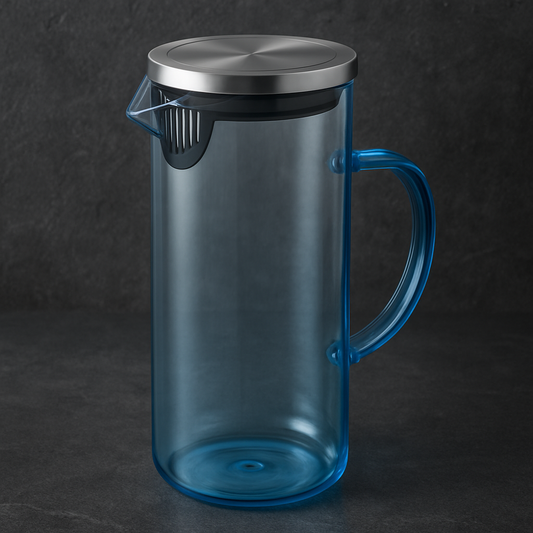 Jarra de Vidro Borossilicato Agata Azul 1,8 Litros